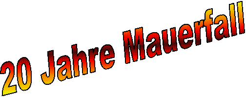20 Jahre Mauerfall